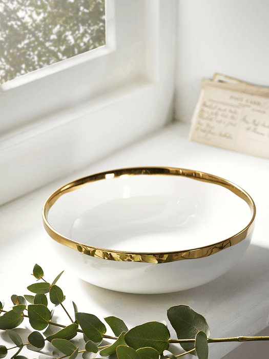 Gold Rim Bowl
