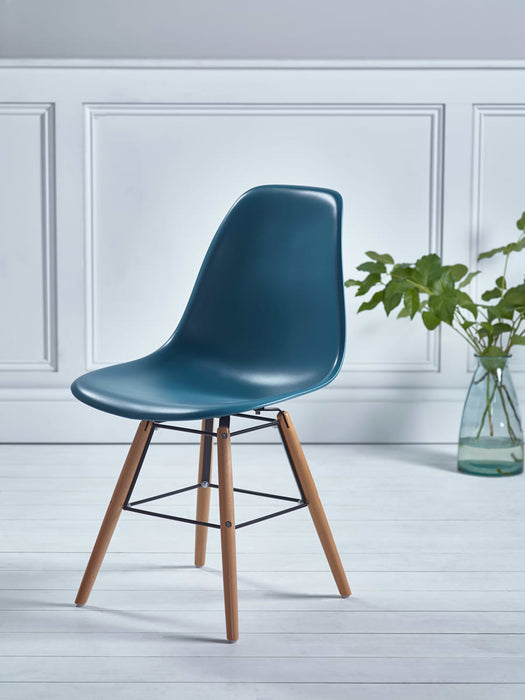 Nils Moulded Dining Chair - Teal