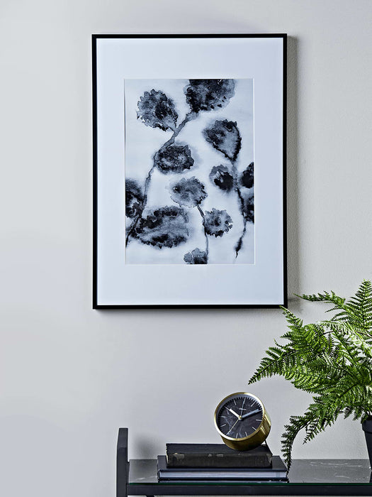 Framed Abstract Floral Print