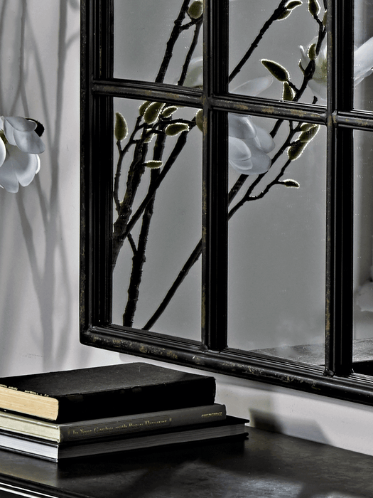 Iron Window Mirror