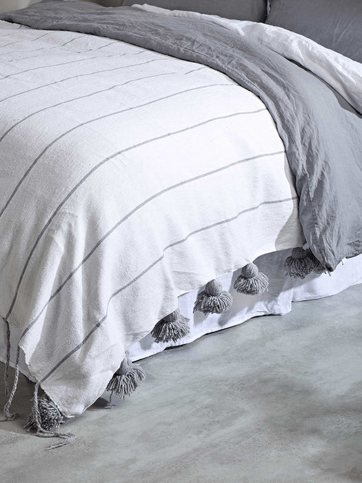 Striped Tassel Bedspread
