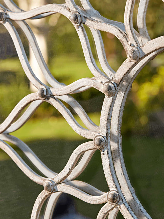 Round Geometric Outdoor Mirror