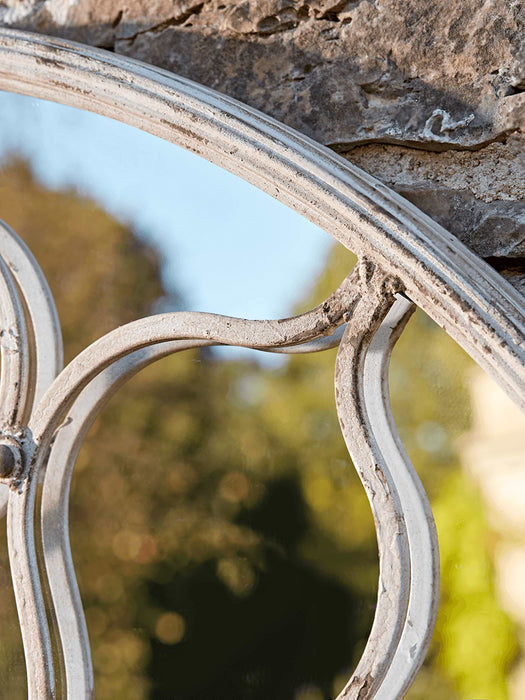 Round Geometric Outdoor Mirror