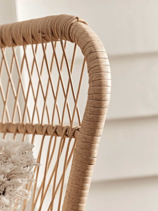 Faux Rattan Outdoor Armchair