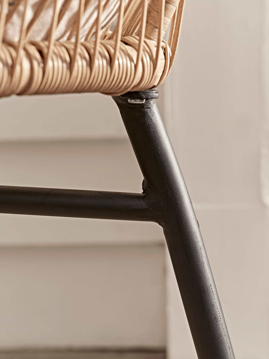 Faux Rattan Outdoor Armchair