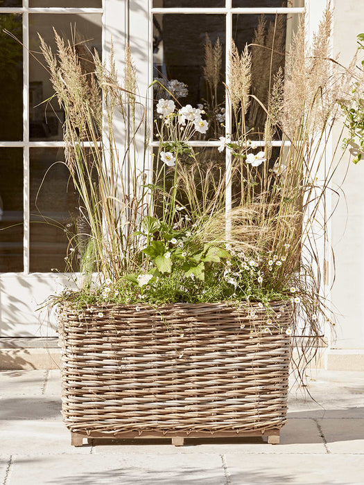Indoor Outdoor Rattan Planter