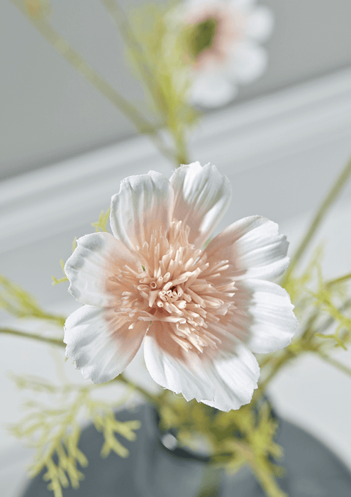 Two Faux Blush Daisy Sprays