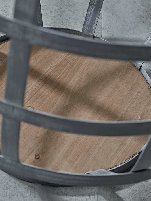 Two Aged Metal Baskets