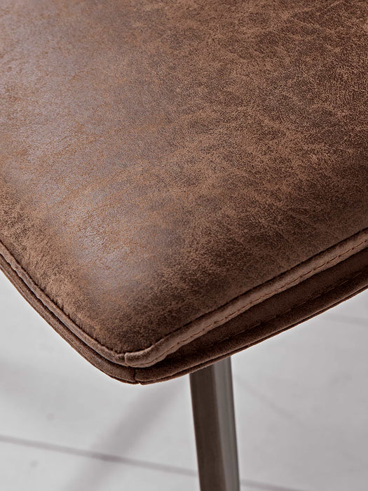 Williamsburg Tan Faux leather Upholstered Dining Chair - Set of 2