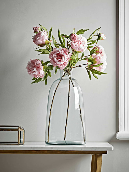 Three Faux Pink Peony Sprays - Pink