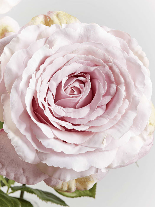 Three Faux Vintage Pink Roses