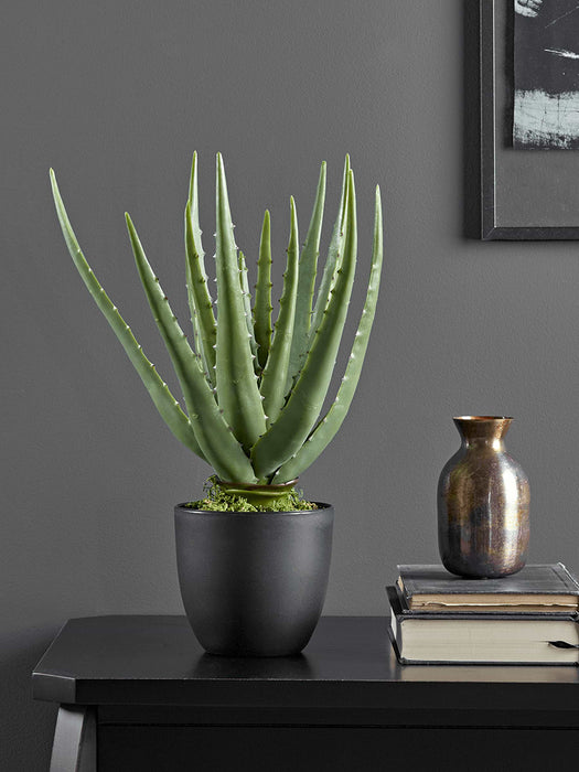 Faux Potted Aloe Vera - Small