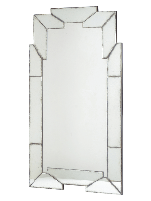 Antiqued Art Deco Mirror