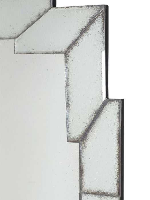 Antiqued Art Deco Mirror