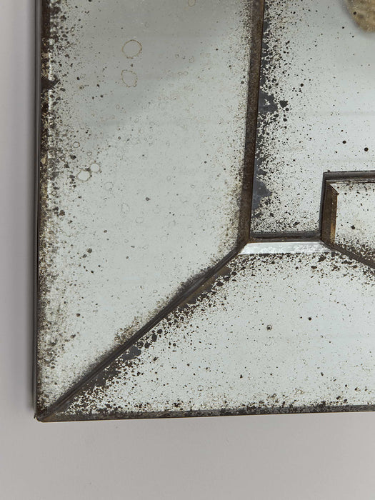 Antiqued Art Deco Mirror