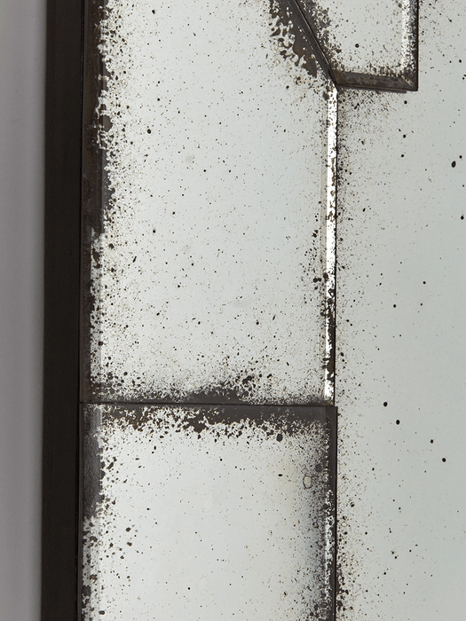 Antiqued Art Deco Mirror