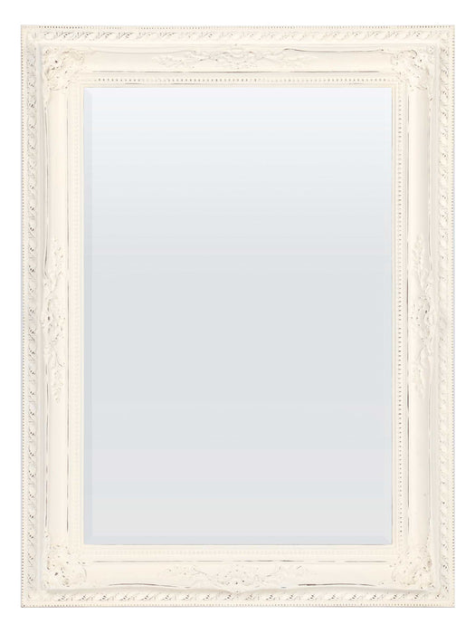 Antique White Wall Mirror