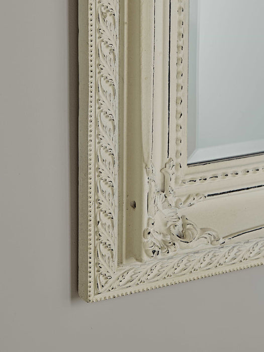 Antique White Wall Mirror