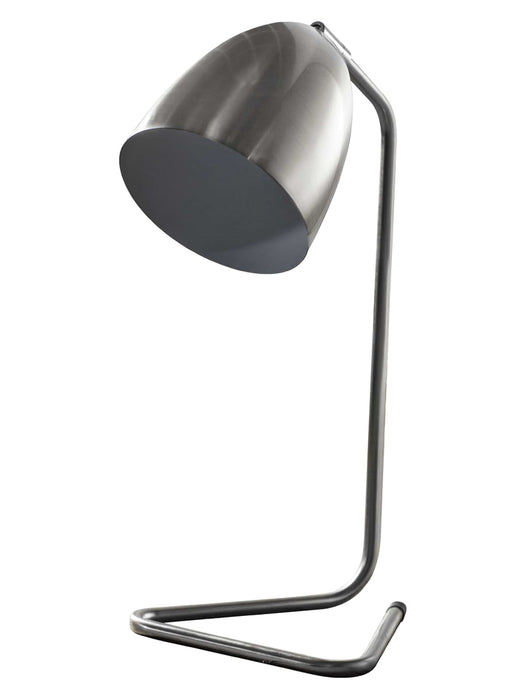 Arched Nickel Desk Lamp