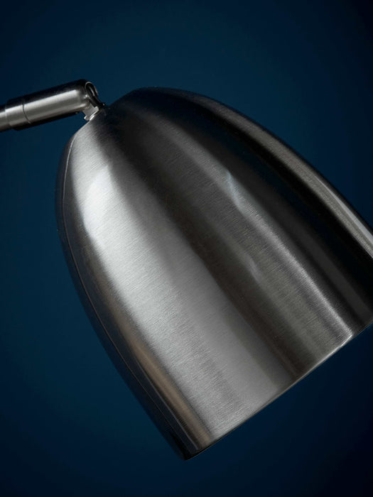Arched Nickel Desk Lamp