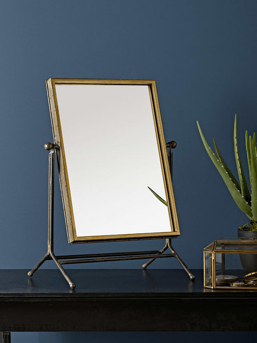 Handcrafted Iron Table Mirror