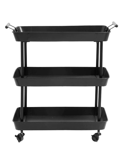 Black Metal Trolley