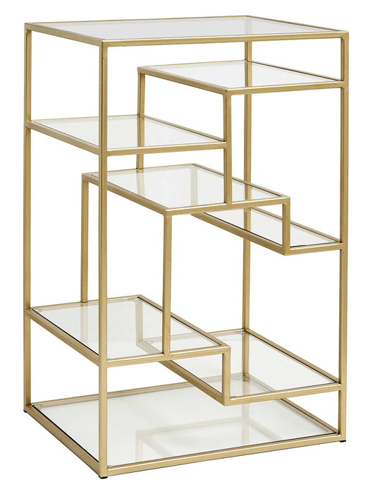 Brass & Glass Display Table
