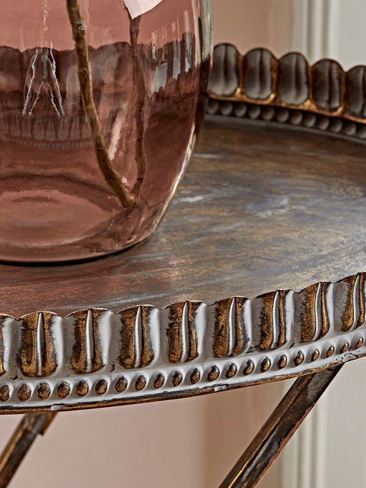 Burnished Gold Side Table