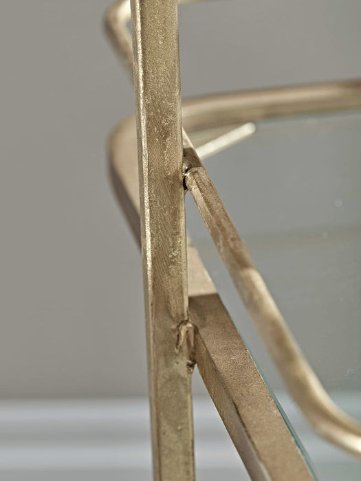 Brass Cocktail Trolley