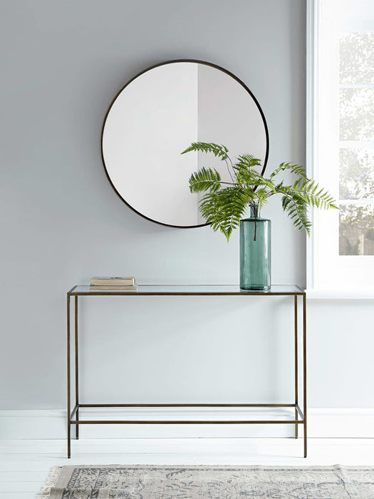 Villette Console Table - Burnished Brass
