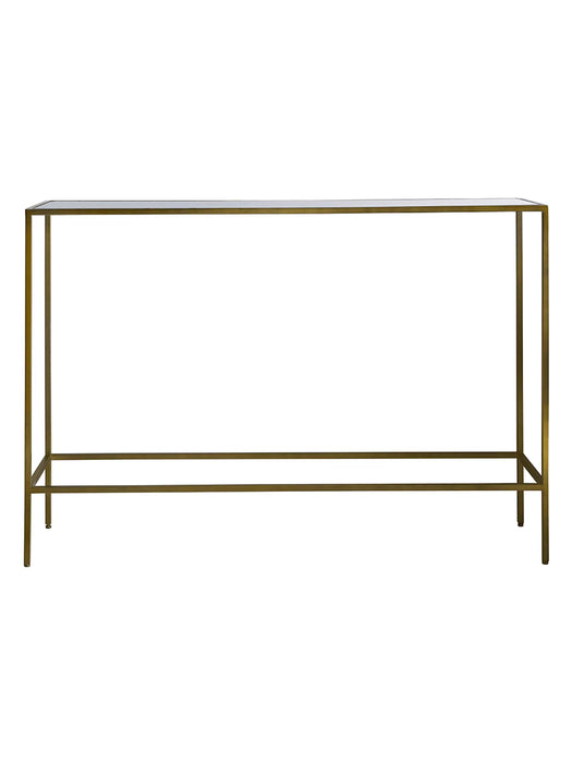 Villette Console Table - Burnished Brass