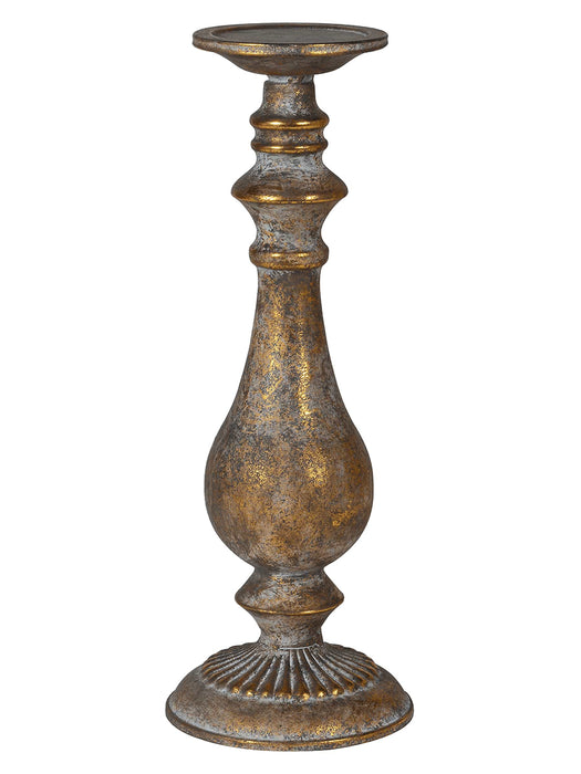 Burnished Gold Candle Holder - Medium