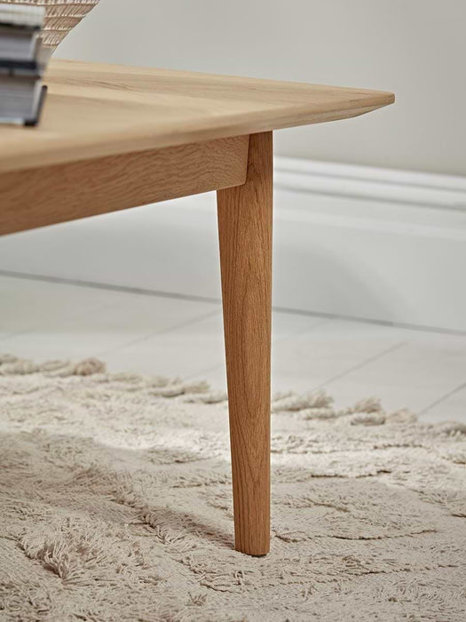 Chevron Oak Coffee Table