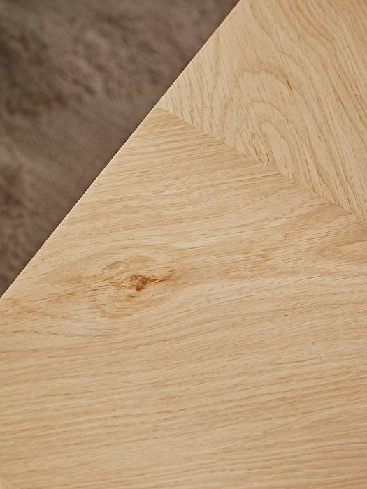 Chevron Oak Coffee Table