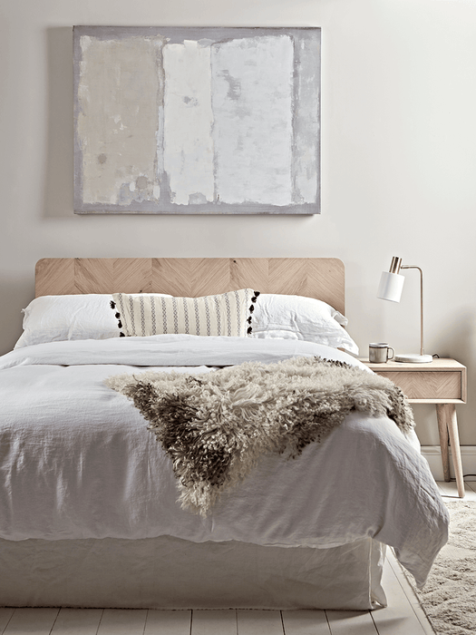 Taupe Abstract Canvas