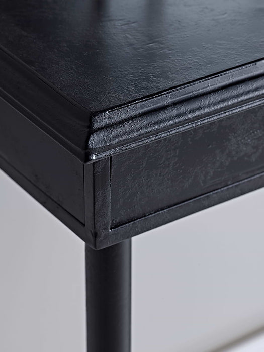 Antiqued Metal Console Table