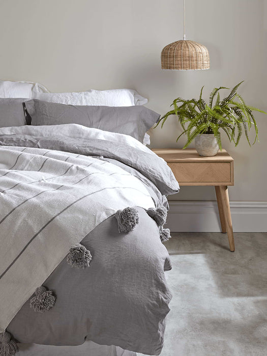 Striped Tassel Bedspread