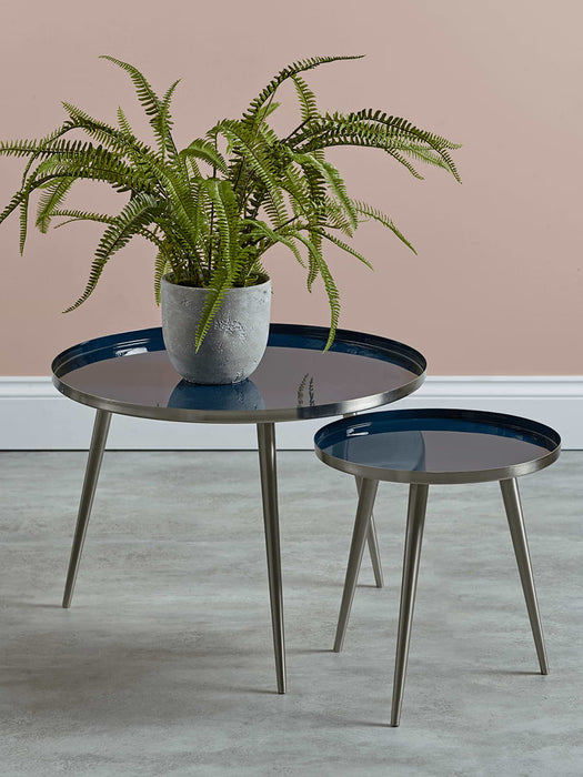 Enamelled Table Set - Blue