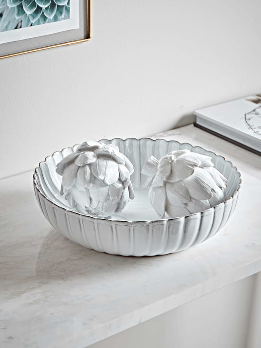 Fluted Ceramic Bowl