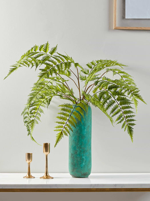 Faux Green Fern Frond