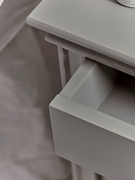 Grey Bedside Table