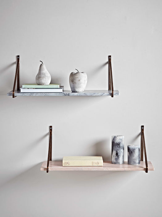 Handcrafted Marble Shelf - Grey