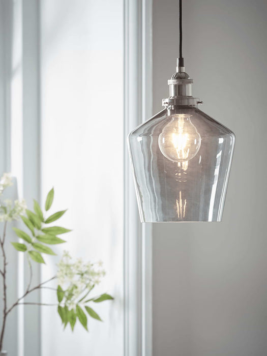 Grey Glass Pendant