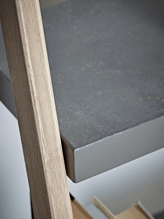 Grey Topped Shelf Unit