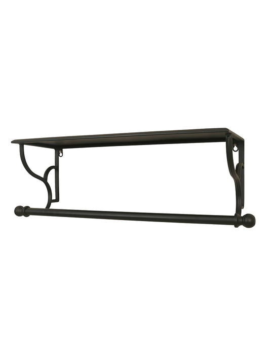 Black Iron Shelf Rail