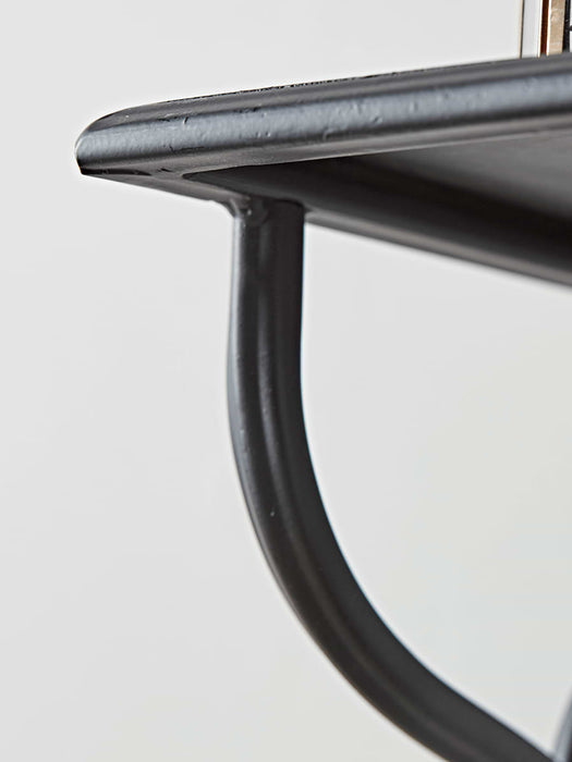 Black Iron Shelf Rail