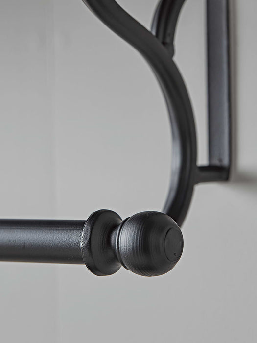 Black Iron Shelf Rail