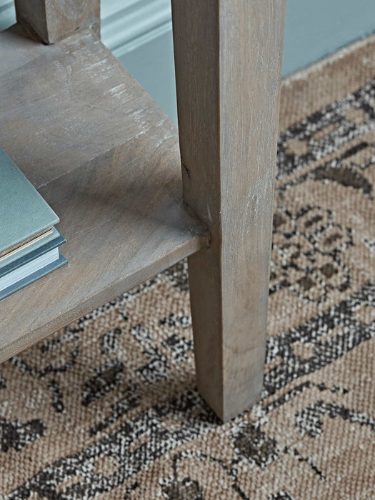 Limewashed Console Table
