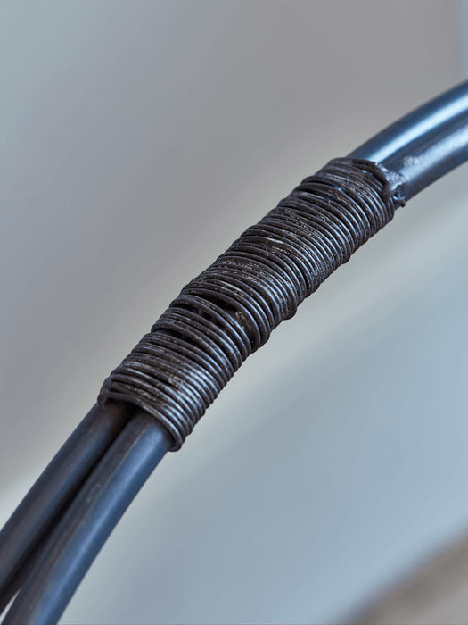 Round Iron Log Holder