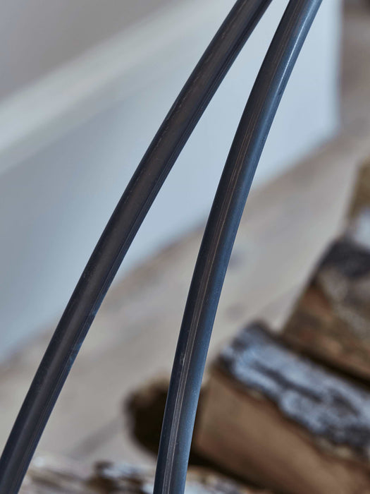 Round Iron Log Holder